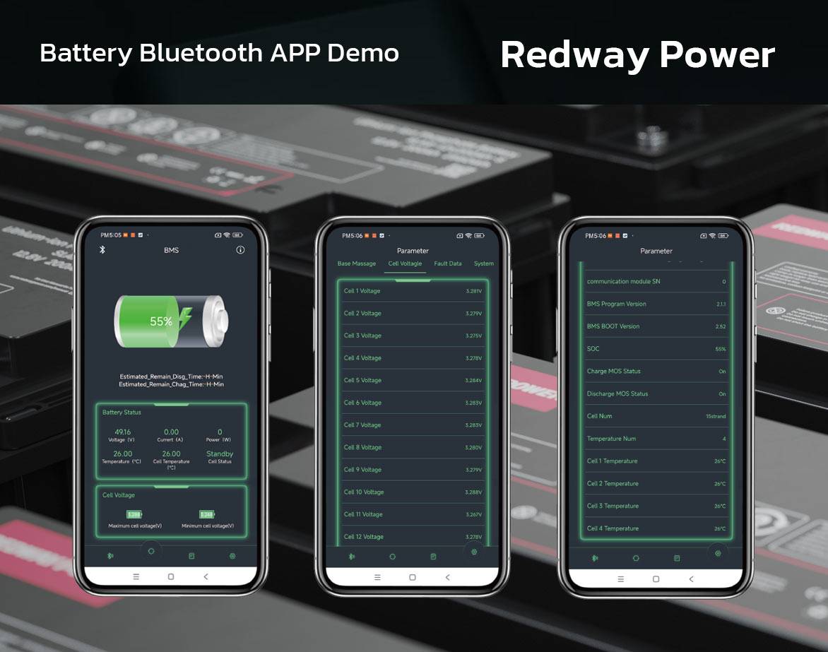 redwaycn 60V 200Ah Lithium Battery