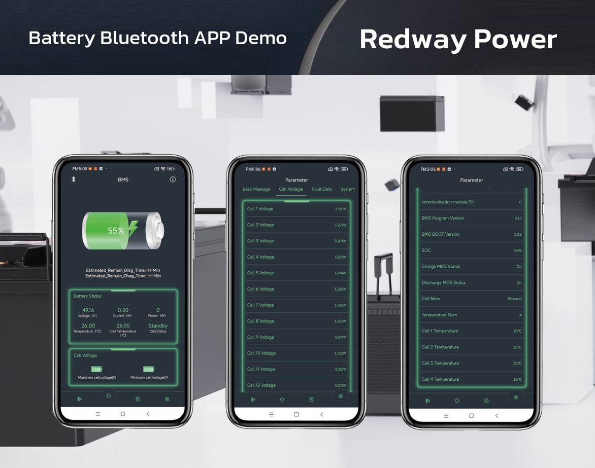 redwaycn 60V 50Ah battery